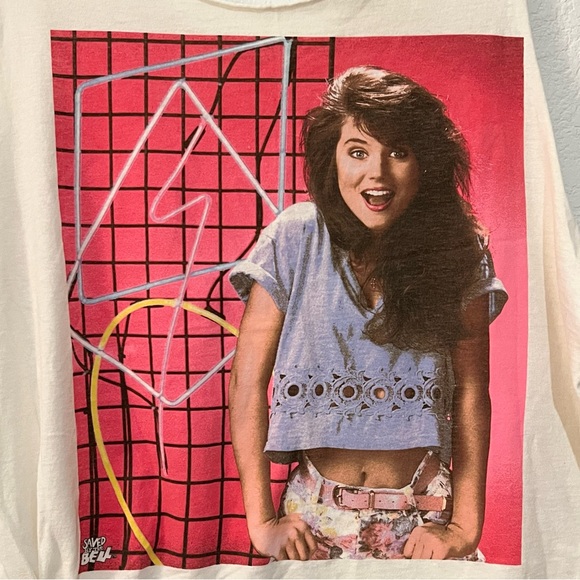 Kelly Kapowski Saved by the Bell Cut Muscle Tee - Picture 5 of 5